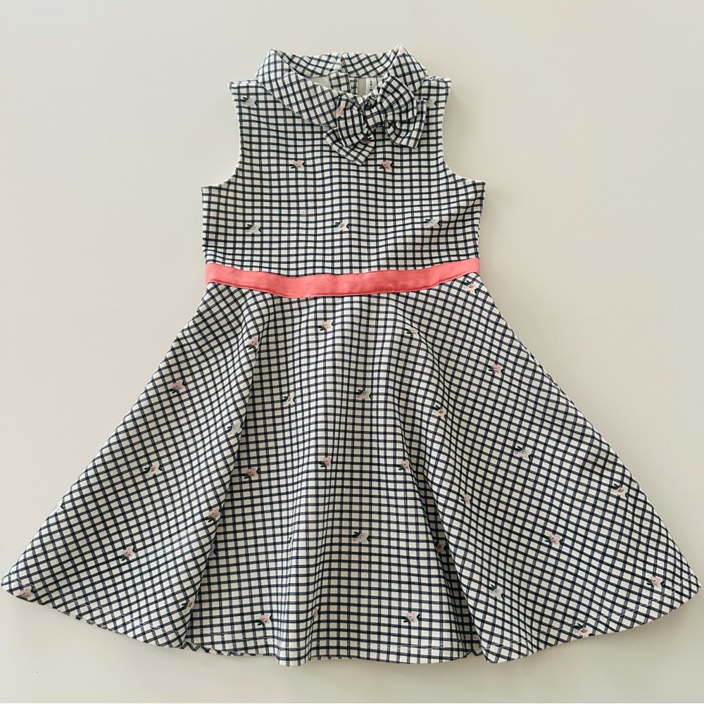Janie and Jack Girls 7 Checkered Dress